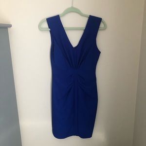 WHBM blue sleeveless dress